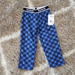 NWT Hurley Blue Checkered PJ Pants